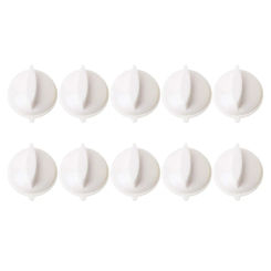 Pack of 10 Plastic Knob Switch D Shaped Hole Knobs Replacement Knob Switch Knobs Microwave Knob for Various Models