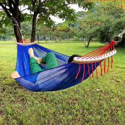Hunting Camp Swings Hammock Garden Travel Lounge Folding Balcony Patio Hammock Sun Rest Nets Rede De Descanso Outdoor Furniture