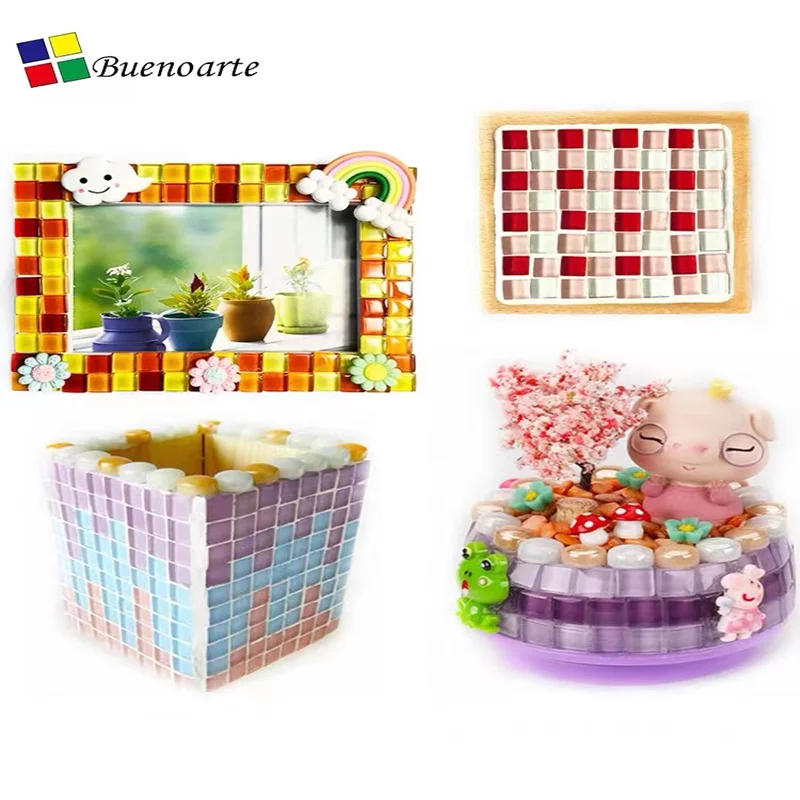 Description Picture 4 of itemDIY Ceramic Mosaic Glass 50pcs Tiles Handmade Mirror Decorative Ceramic Tile Wall Technology Colored Crystal Decorative Material