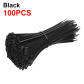 Black- 100PCS