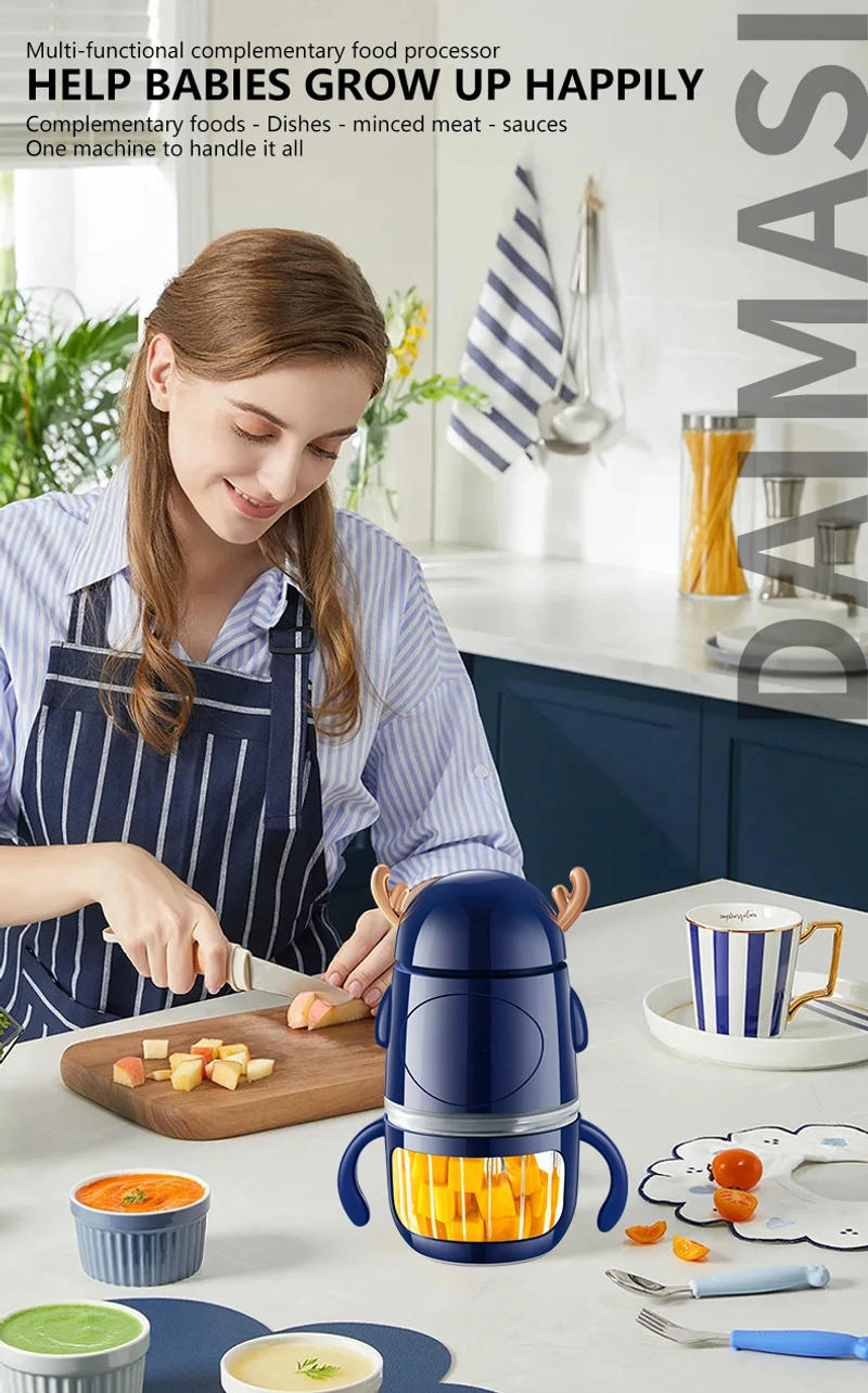 Description Picture 2 of itemMulti functional food processor, household food processor, baby food grinder, garlic puree blender, kitchen tool