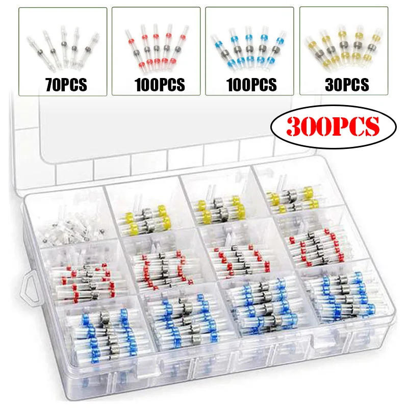 Description Picture 5 of item50/200/300/800PCS Heat Shrink Tubing Cable Sleeves Waterproof Solder Seal Wire Connector Electric Cabel Protection with Heater