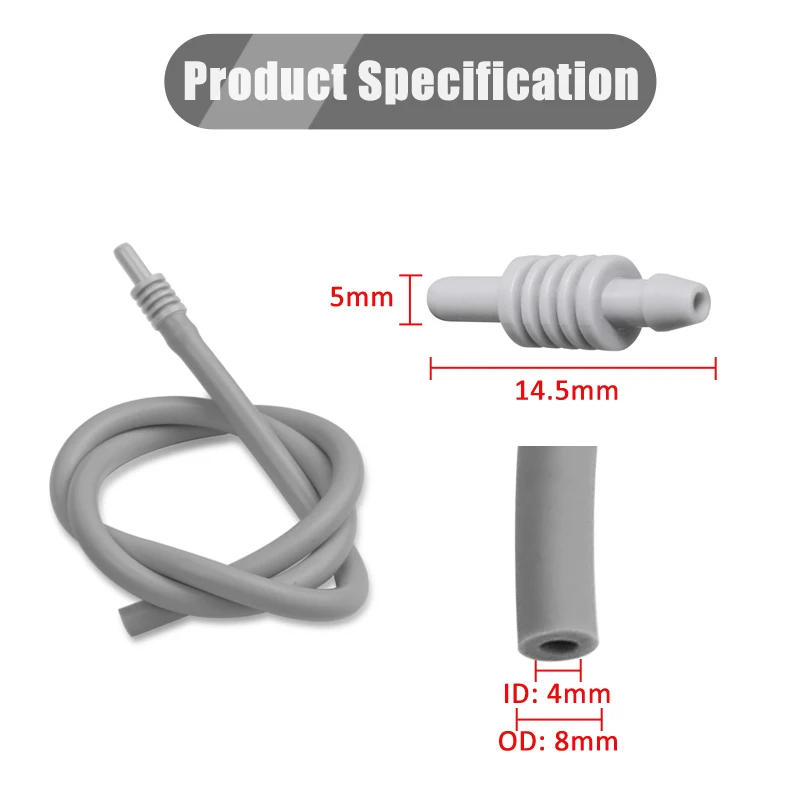 Description Picture 4 of itemMedical Reusable Air Hose Tube Adapter Connector PVC Extension Pipe for Manual Digital Blood Pressure BP Patient Monitor Cuff
