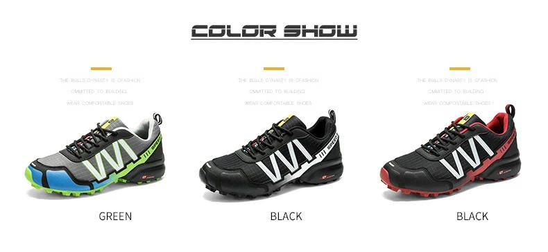 Description Picture 5 of itemMen Hiking Shoes Waterproof Breathable Trekking Climbing Boots Desert Training Sneakers Outdoor Anti-Slip Trekking Cycling Shoes