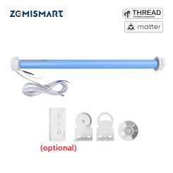 Zemismart Matter Over Thread Roller Shade Motor for 38mm Tube Smart Electric Shutter Engine Google Home SmartThings Siri Control
