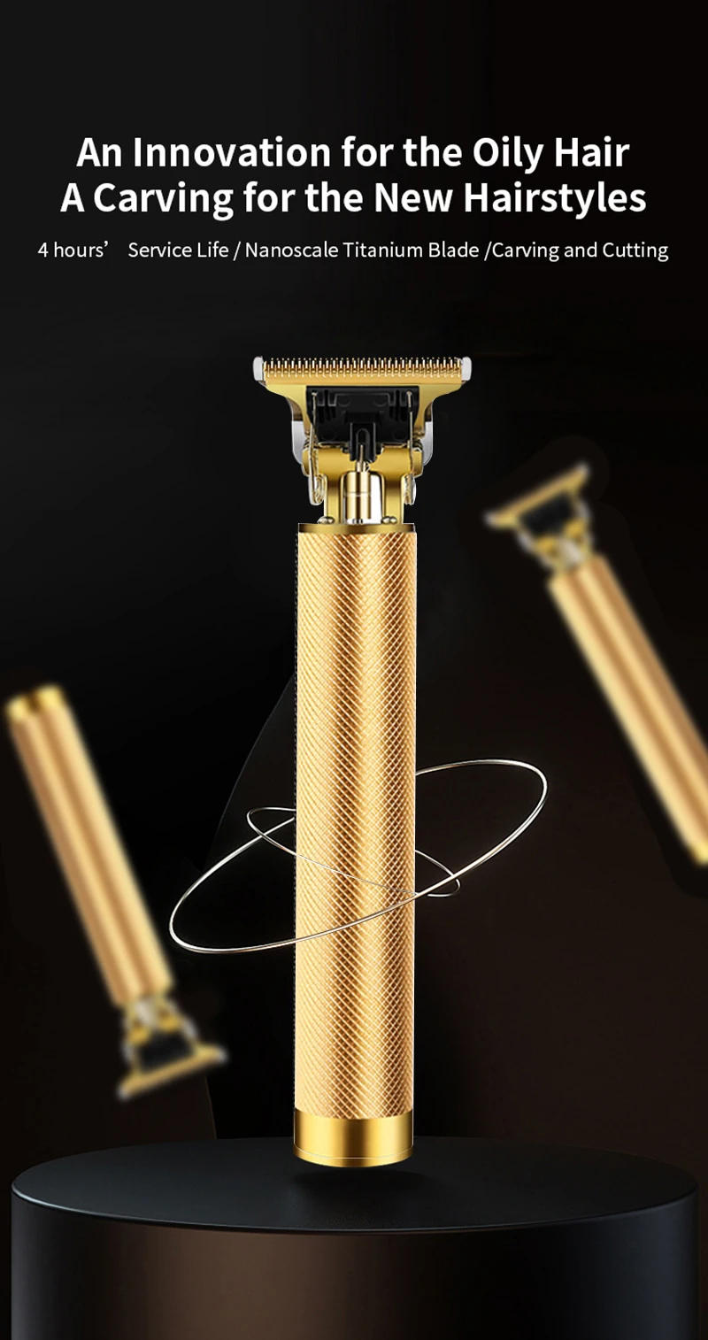 Description Picture 2 of itemNew In T9 Professional Hair Trimmer For Men Beard Trimmer Electric Hair Clipper Lithium Hair Cutting Machine Men's Shaver