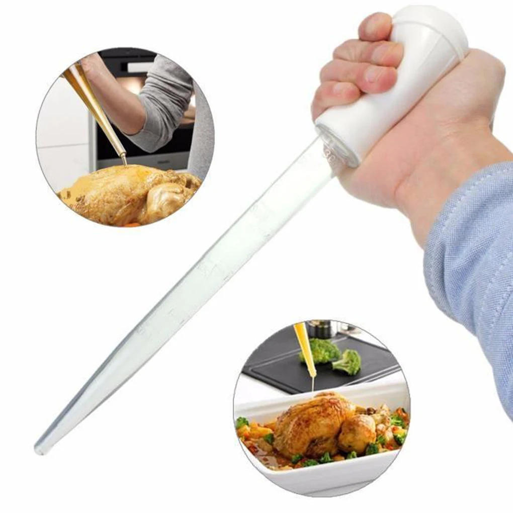 Description Picture 3 of itemTurkey Oil Dropper Cooking Turkey Chicken Oil Dropper BBQ Food Flavour Baster Syringe Tube Pump Pipe Kitchen Tools