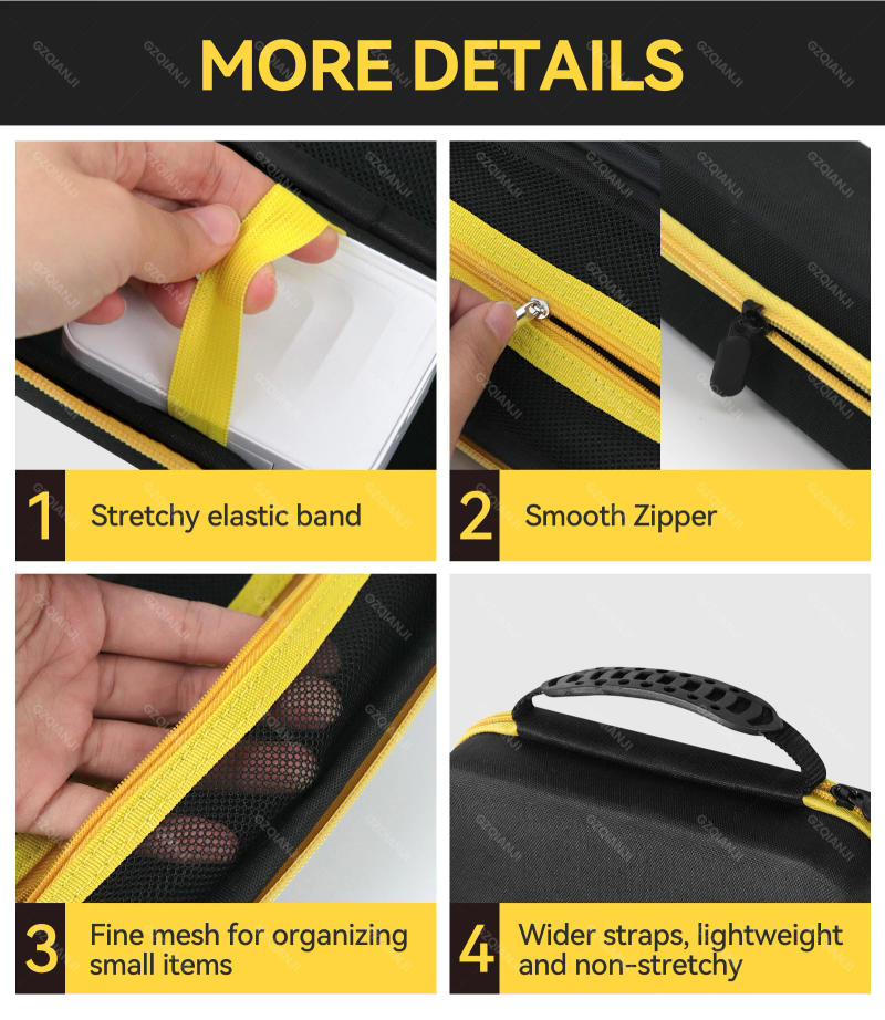 Description Picture 5 of itemPeripage A6 Thermal Printer 58mm 57MM Paper Rolls Photo Label Printer Protective Case Anti Falling Storage Carry Bag with Zipper