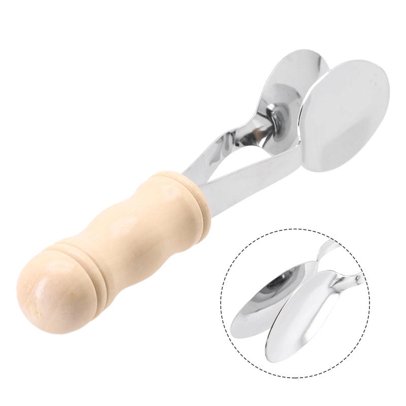 Description Picture 6 of itemFor Fun Or Music Education Spoon Castanets Spoon Castanets For Fun Or Music Education Metal Wood Percussion Instrument