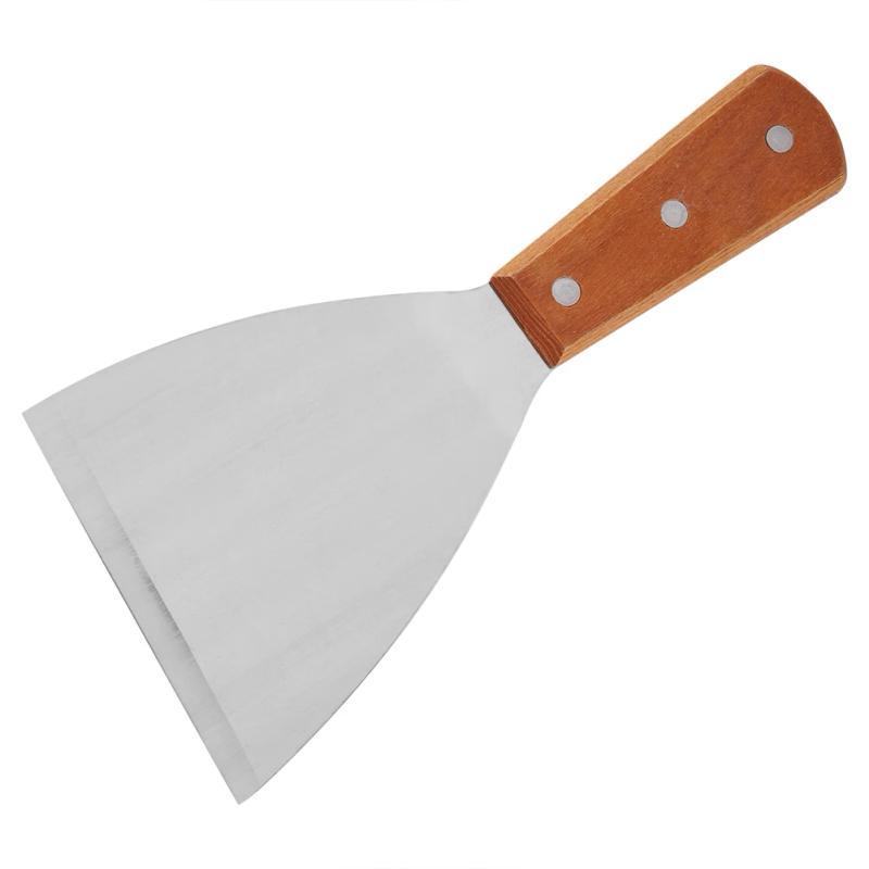 Description Picture 4 of itemStainless Steel Food Grade Shovel Scraper Non Stick Heat resistant BBQ Grill Beafsteak Spatula Turner Cooking Tool