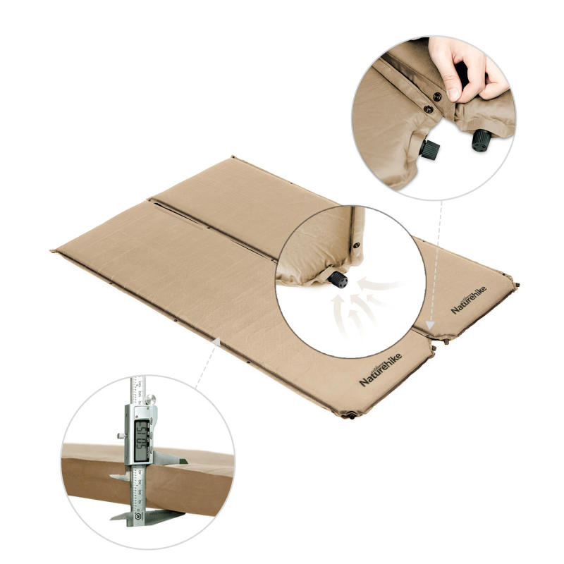 Description Picture 4 of itemNaturehike Camping Self Air Mattress Folding Waterproof 5cm Thicken Self Inflating Sleeping Mat Hiking Air Bed Camping Mat