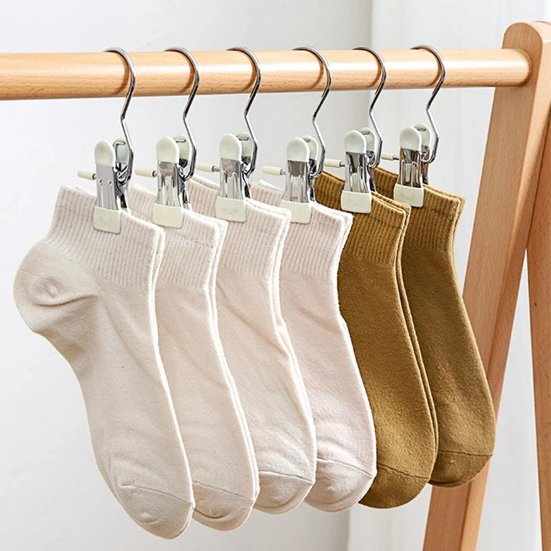 Description Picture 5 of itemStainless Steel Clothespins Laundry Clothes Pegs With Hook Pants Hanger Portable Hanging Clothes Clips Closet Clothes Organizer