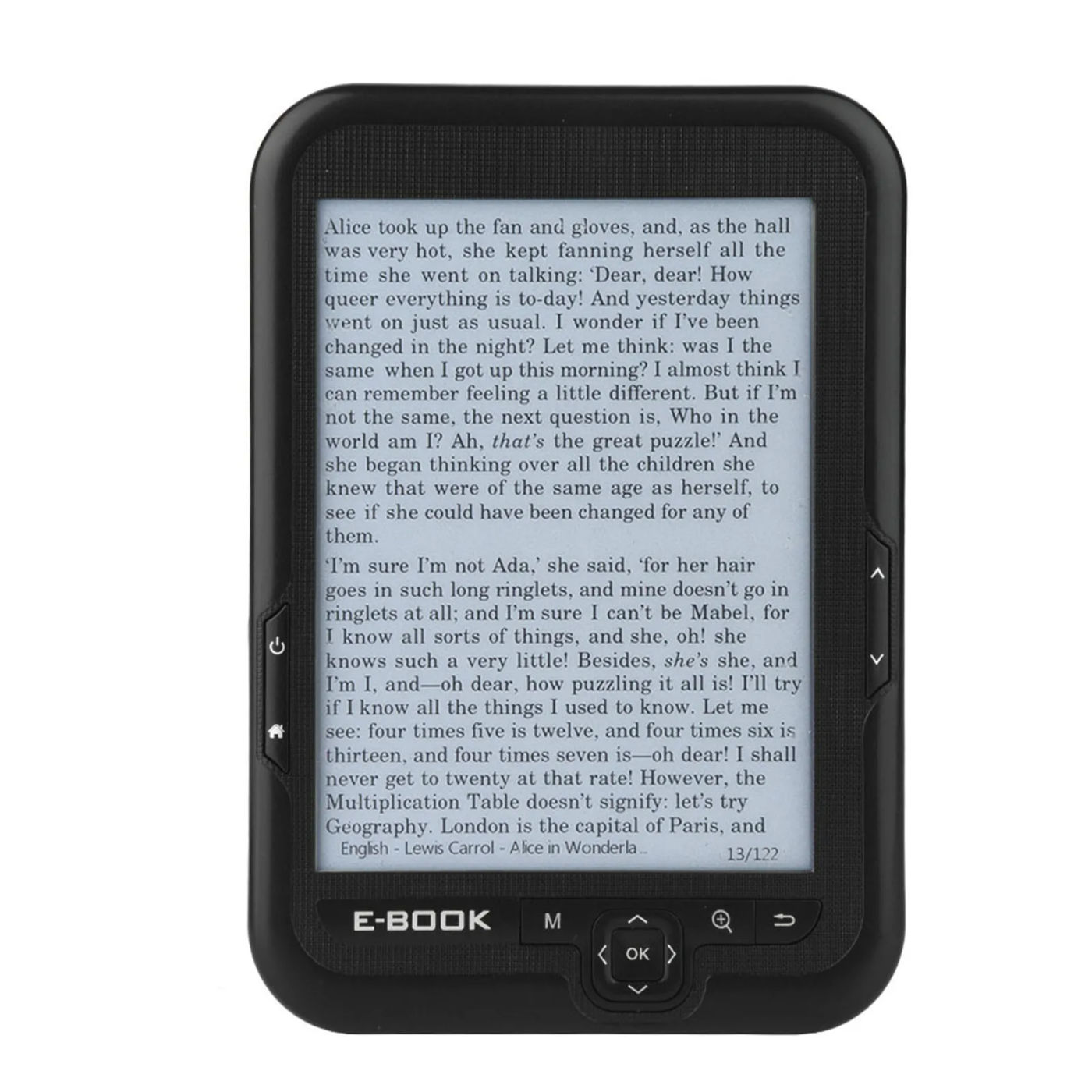 Description Picture 5 of item6 inch e reader e BOOK Reader e Ink EBOOK Reader EInk 6 Inch Ereader 600 X 800 Resolution Display 300DPI Blue Cover 16GB 8GB 4GB
