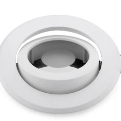 Zinc Alloy Round Surface MR16 GU10 Bulb Holder Frame for Room Mounted Recessed Led IP44 Ceiling Downlight Fittings Fixture
