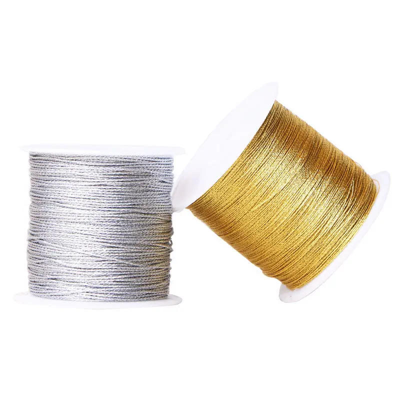 Description Picture 3 of item100M Strong Polyester Cross Stitch Sewing Threads Needles Threads Silver Gold Wire Embroidery Thread Cross Stitch Floss Supplies
