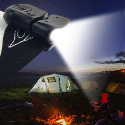 5LED Headlamp Cap Light Fishing Camping Clip-on Hiking Hat Head Lamp Lantern