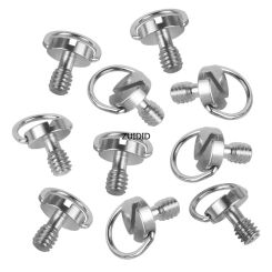 1/4 Inch Screw D-ring Camera Screw Quick Release Plate Mount Tripod Monopod Ballhead Photo Photography Fixed Adapter For Dslr