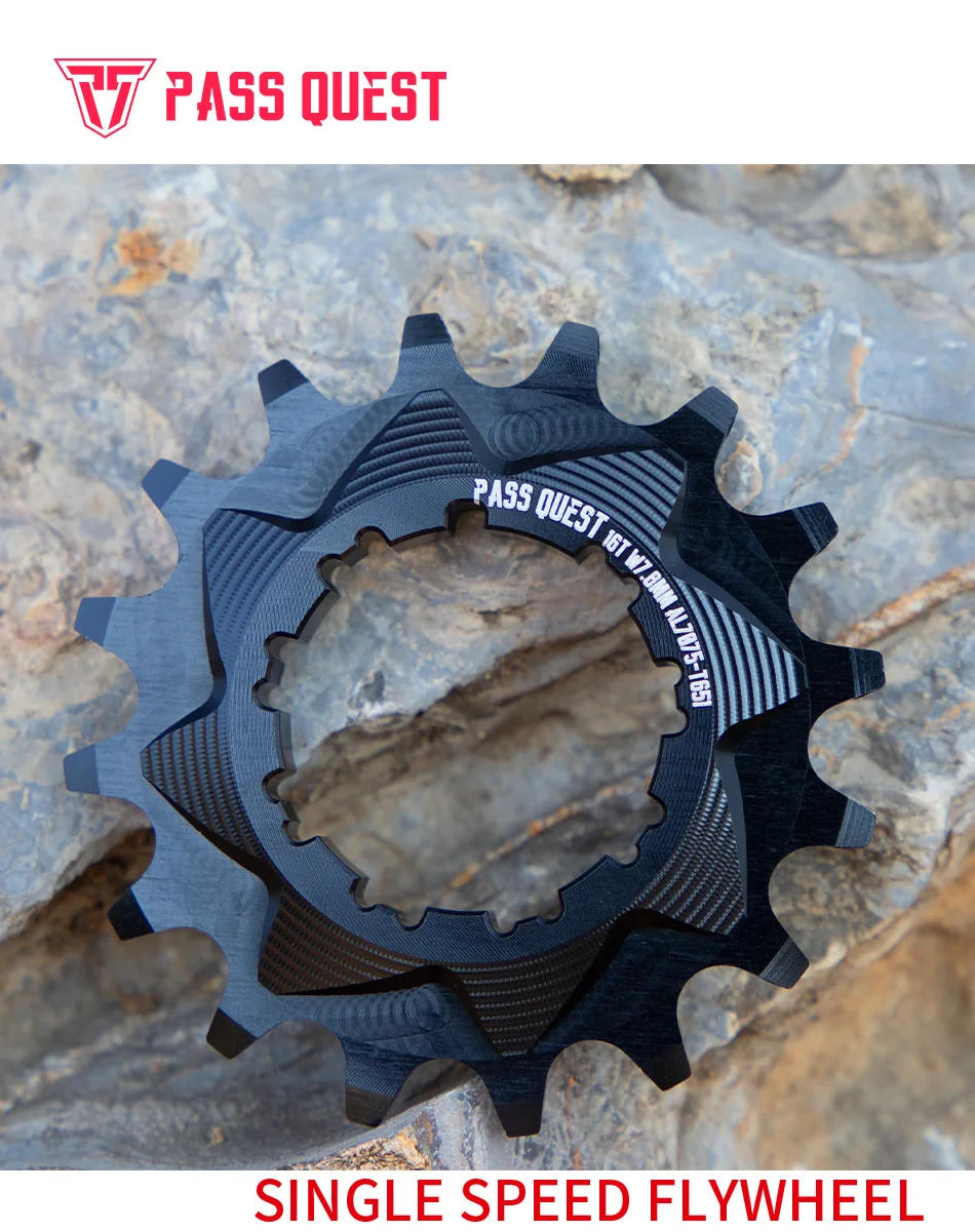 Description Picture 2 of itemPASS QUEST Single speed freewheel and spacer For shiman0 8/9/10speed Soil Slope Bicycle Sstreet Climbing Bicycle Black/Colorful