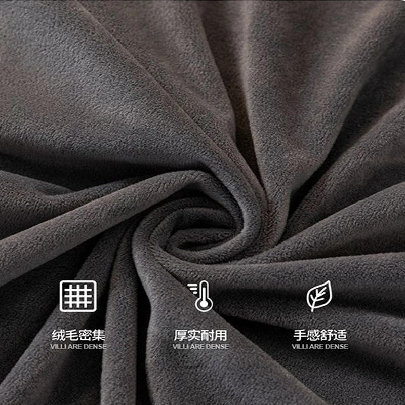 Description Picture 2 of itemSoft Warm Plush Fitted Sheet With Elastic Band Non Slip Adjustable Mattress Cover Various Sizes Of Mattress Protective Covers