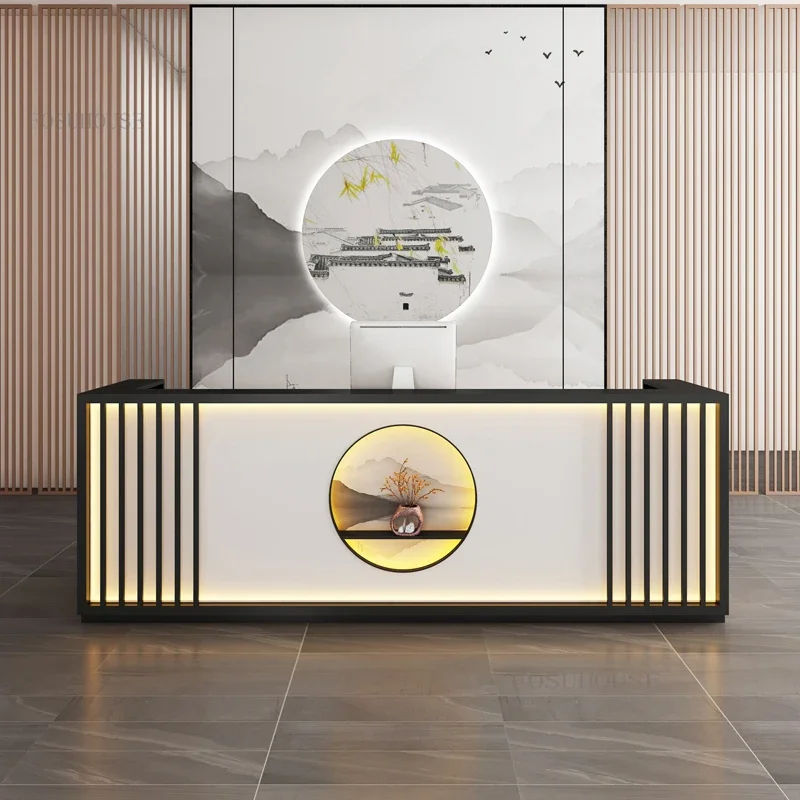 Modern light Luxury Reception Desks