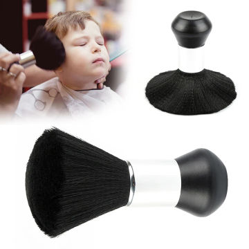 The New Soft Black Neck Face Duster Brushes Barber Hair Clean Hairbrush Salon Cutting Hairdressing Styling Makeup Tool brushes