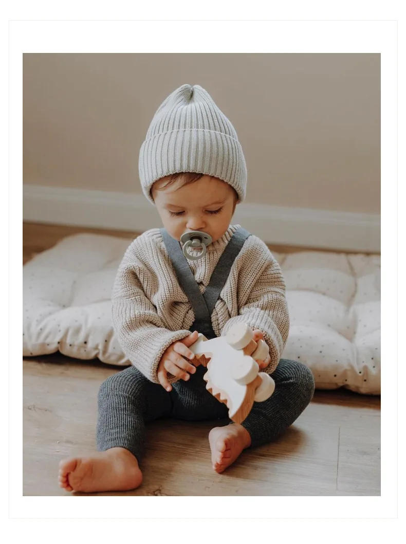 Description Picture 5 of item0-6T Newborn Baby Sweater Kid Boy Girl Winter Clothes Warm Thick Knit Pullover Top Infant Long Sleeve Basic Knitwear Outfit