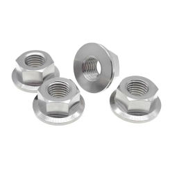 Titanium Hex Flange Nuts M5 M6 M7 M8 M10 M12 M14 M16 M18 M20