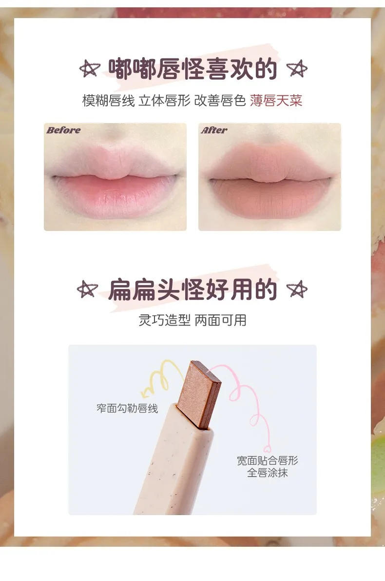 Description Picture 5 of itemFLORTTE Lip Liner Pencil Matte Lipstick Long Lasting,Smooth Application Mechanical Lip Liners Pencil