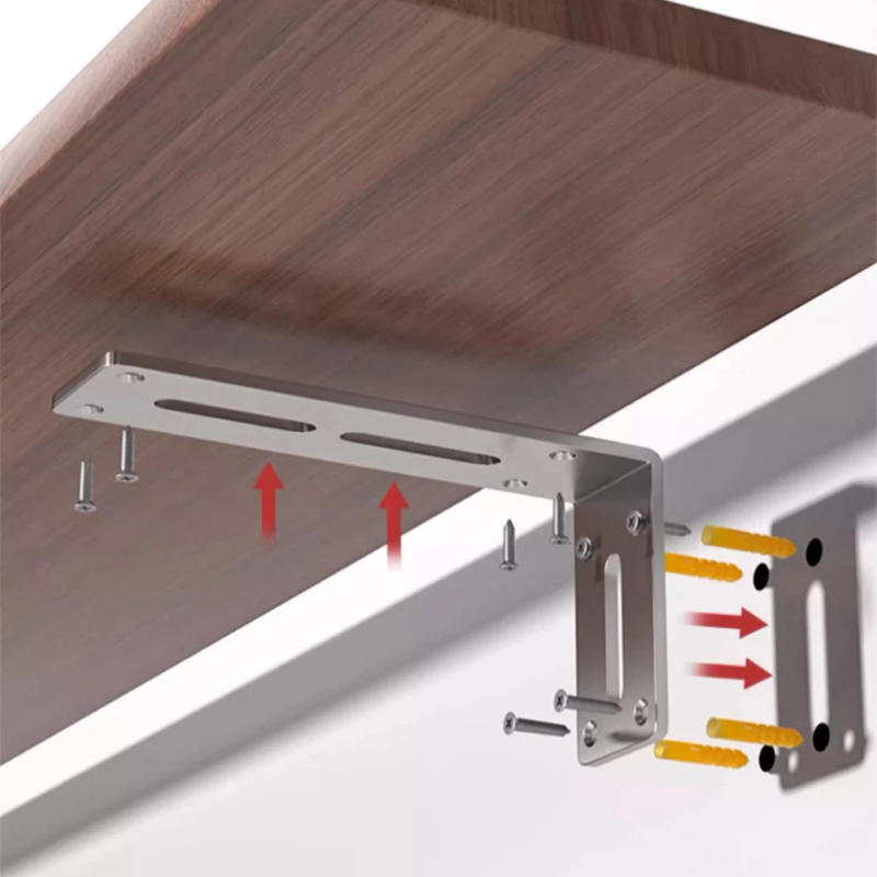 Description Picture 2 of item90 Degree Angle Bracket Corner Bracket Joint Fastener Furniture Door Cabinet 40*80mm 60*120mm 90*180mm Bracket Corner