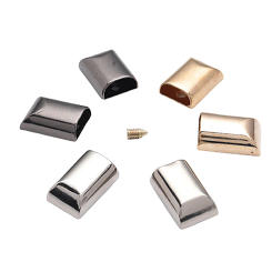 10Pcs Zinc Alloy Zipper Stopper Zipper Tail Clip Stop Tail Plug Head With Screw Diy Sewing Leather Hardware Leather Craft