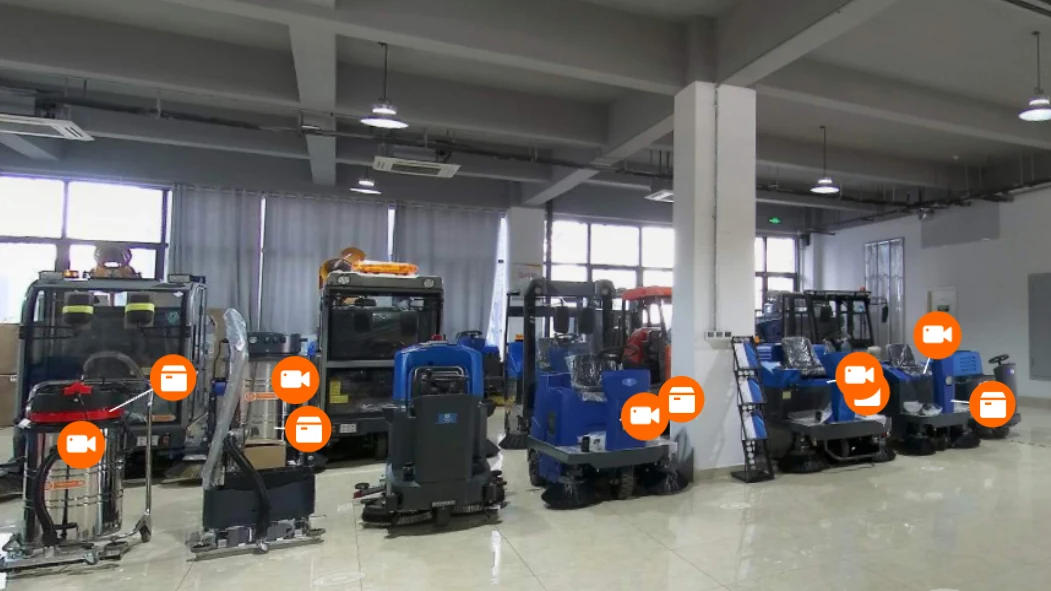 Description Picture 3 of itemTiktok Hot Selling K1 Electric Cleaning Brush Compact Walk Behind Mini Micro Floor Scrubber