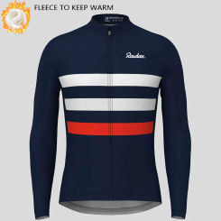 Winter Thermal Fleece Cycling Jackets 2023 New Long Sleeves Warm Cycling Jerseys Mens Bicycle Warm Jerseys MTB Road Bike Tops