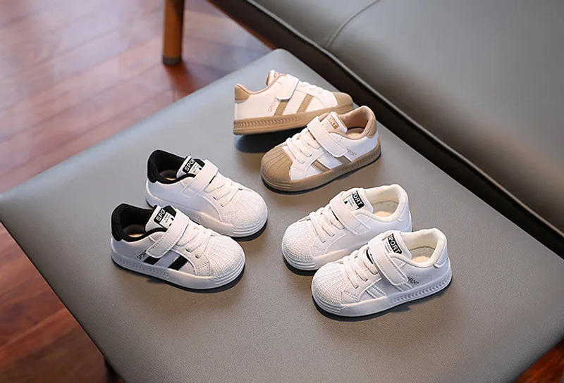 Description Picture 3 of itemSpring and Autumn New Children's Shoes, Board Shoes, Boys and Women's Shoes, Infant Shell Head Shoes, Girls' Small White Shoes