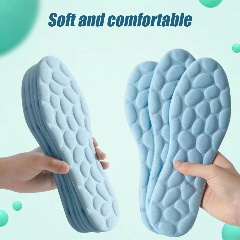 Description Picture 4 of itemPebble Massage Insoles Memory Foam Sports Insole for Men Women Breathable Deodorant Shoes Sole Cushion Feet Orthopedic Shoe Pads