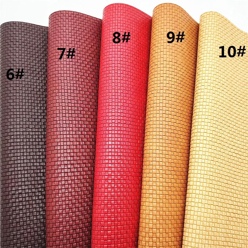 Description Picture 3 of itemMetallic Weave Embossed Synthetic Leather Fabric Sheets Faux Leather For Bags Shoes Bows DIY Craft Sheets 21x29cm GM3239A
