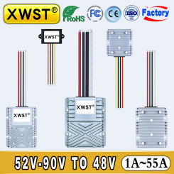DC DC Converter 52V-90V to 48V Step Down Voltage Regulator 60V72V85V to 48V Solar Inverter Transformer 1A~20A Module Waterproof