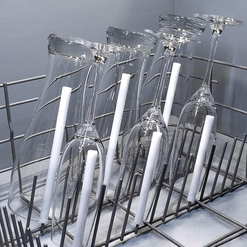 Description Picture 6 of item6pcs Spiked-Glasses Glass Holder for Dishwasher Alleskonner Universal Attachment Holder for Dish Rack Glass Glasses