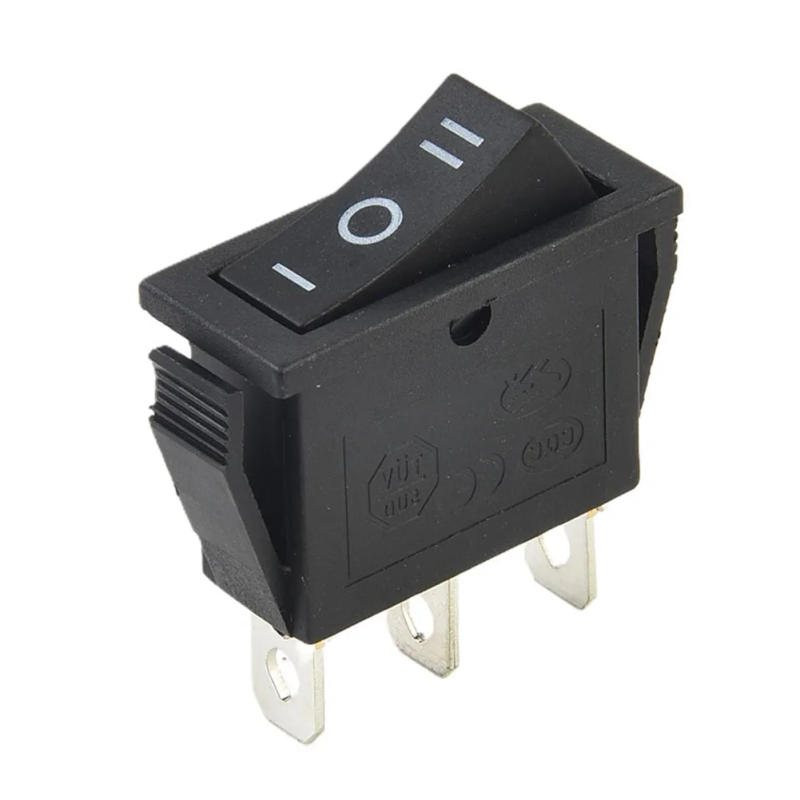 Description Picture 6 of itemOn/Off Rocker Switch 3 Position SPDT Rectangle Switch For Car Dash Boat 12V Power Push Button Spring Switch Power Tool Accessory