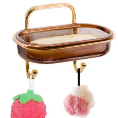 Soap Holder For Shower Wall Adhesive Bar Soap Sponge Holder Easy Drainage Soap Saver For Home Kitchen Bathroom Shower Soap Tray