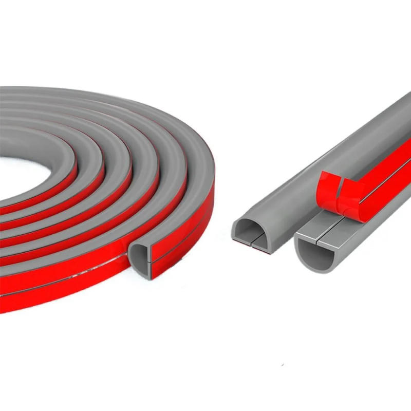 Description Picture 4 of itemArc Anti-extrusion Floor Cord Cover Self-Adhesive Power Extension Wiring Duct Cable Protector Home Outdoor Wire Organizer