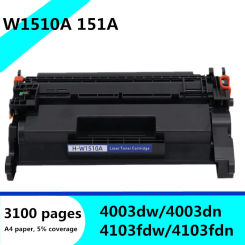 W1510A 151A  W1510X 151X Toner Cartridge for HP Pro 4003dw 4003dn MFP 4103fdw 4103fdn printer