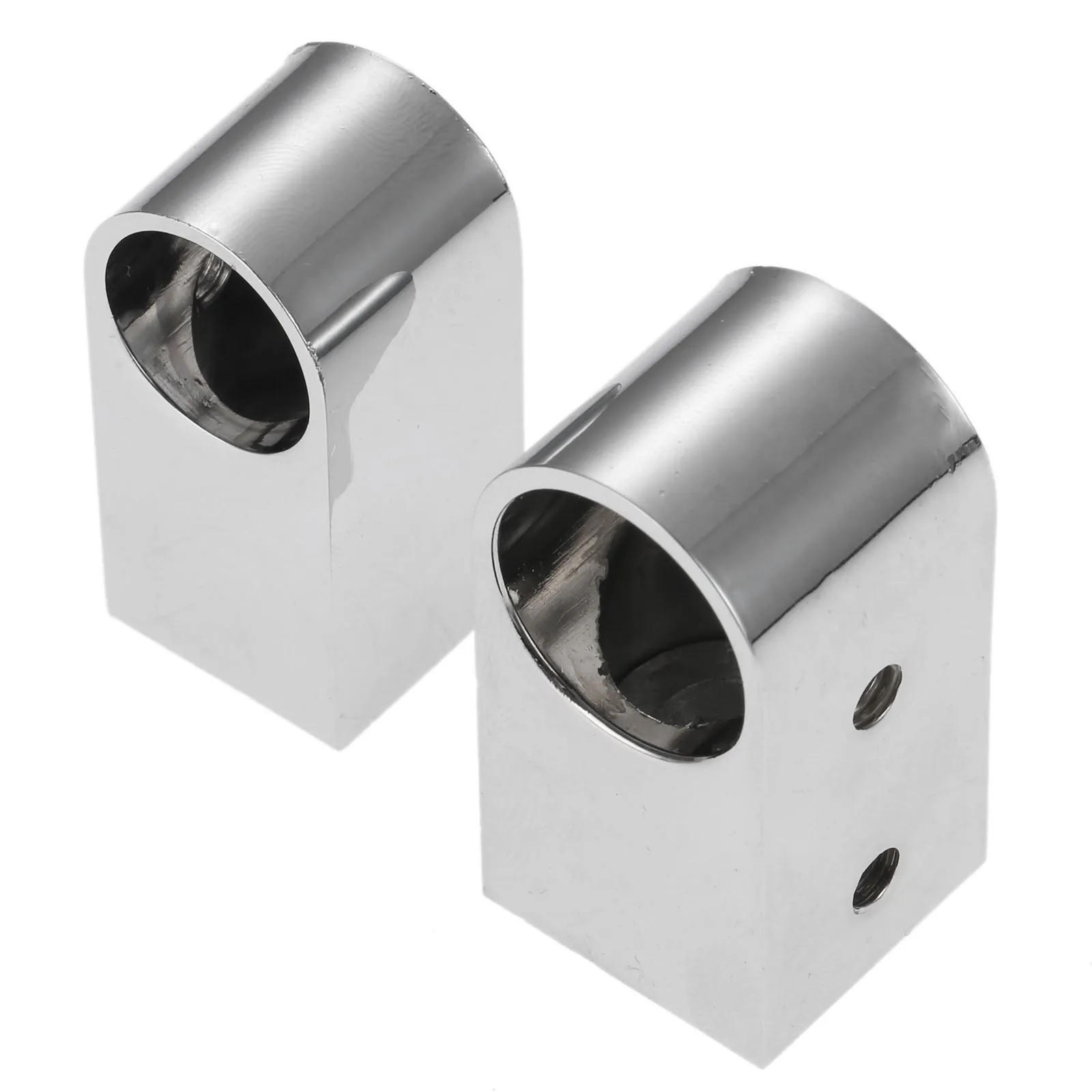 Description Picture 5 of item2Pcs/set Wardrobe Flange Seat 16mm Pipe Base Fixed Clamp Tube Socket Curtain Cloth Rod Closet Hanger Bracket Furniture Hardware