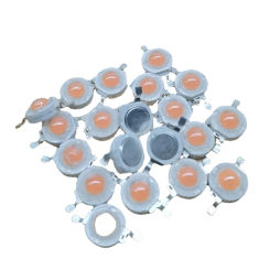 10pcs 1W 3W 5W High Power LED Chip Lamp Bulbs SMD COB Diodes Warm Cold White Red Green Blue Yellow 440 660nm Grow Light Beads