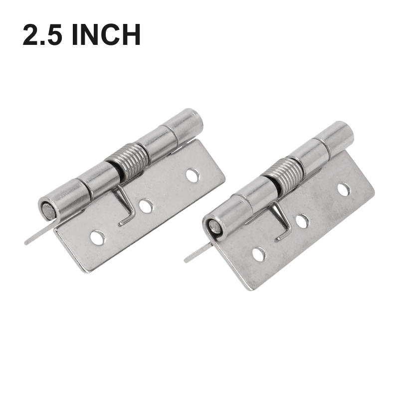Description Picture 6 of item2pcs Spring Hinges Self Closing Stainless Steel Spring Door Hinge Hardware For Cabinets Gifts Box Cosmetics Box Furniture Hinge