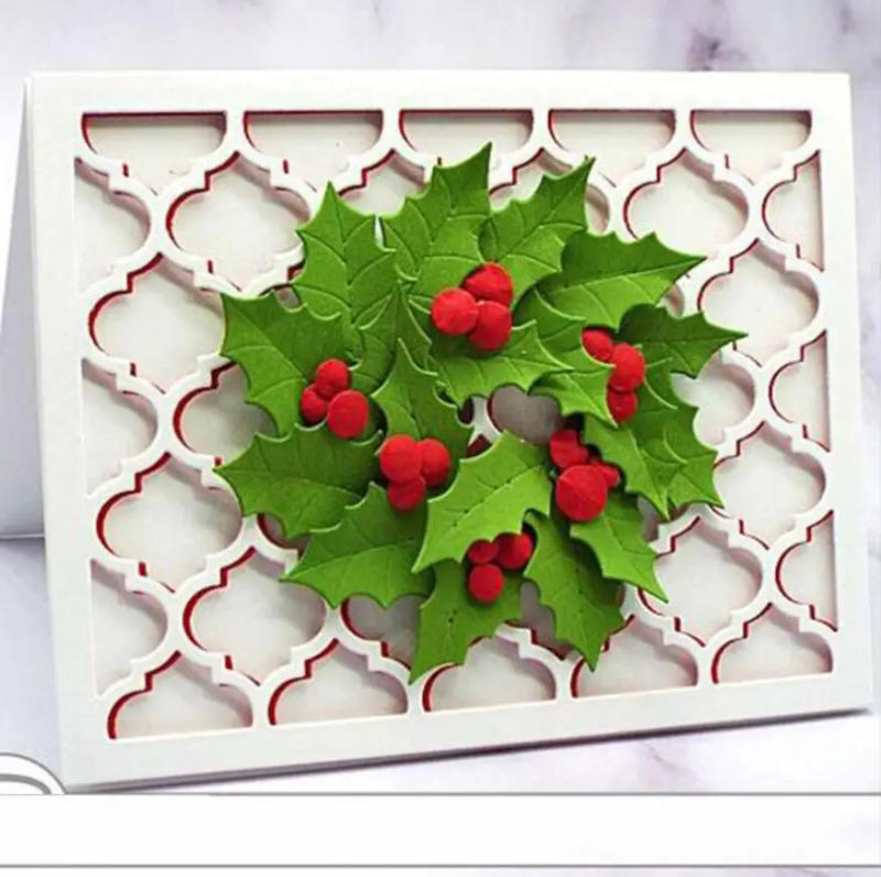 Description Picture 2 of itemrectangle grid frame background Metal Cutting Dies Scrapbooking Photo Decorative Embossing Paper Card Crafts stencil Template