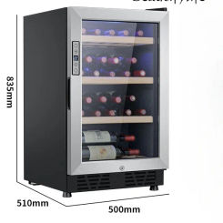 Household tea refrigerator wine cabinet air-cooled frost-free glass door with defogging function