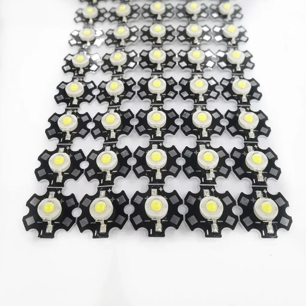 Description Picture 3 of item10pcs 12V 3W Bulbs High Power LED Lamp Diodes Full Watt White Warm White for Blubs Spotlight Downlight Chip