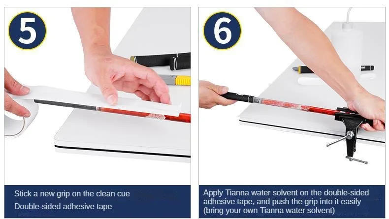 Description Picture 6 of itemPGM Golf Grip Replacement Tool Four Piece Bench Clamp, Rubber Clamp, Double-sided Tape, Removal Hook Knife ZP047