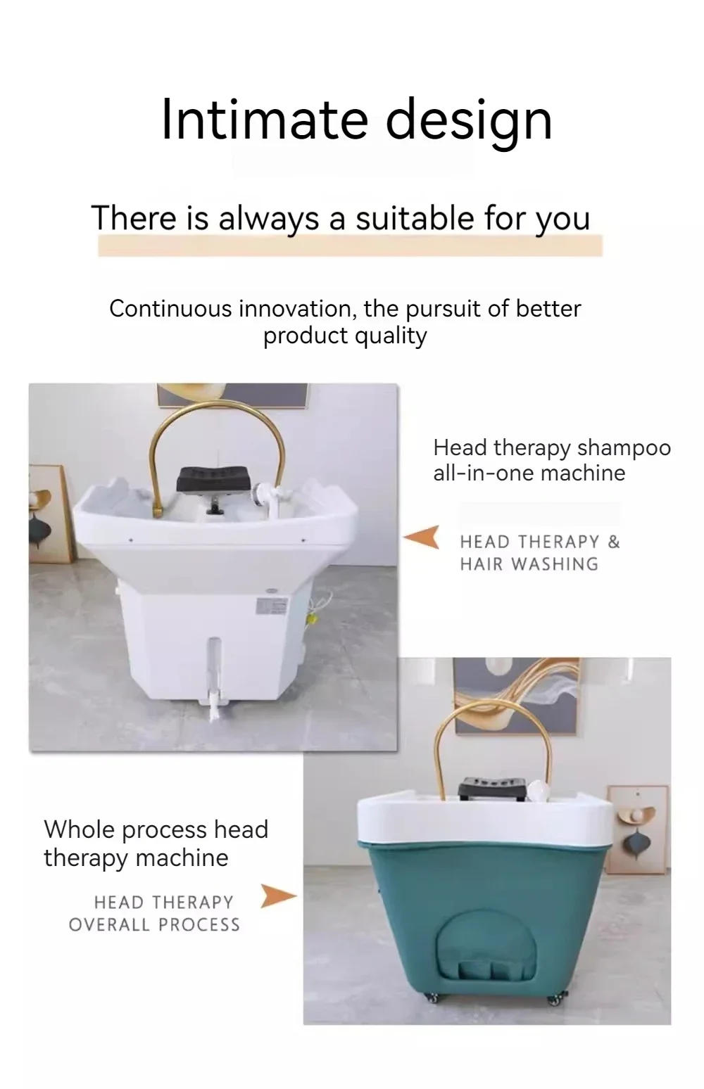 Description Picture 4 of itemJapanese Head Spa Shampoo Chair Hair Bed Salon Equipment Furniture Salon Chairs Salon Chair for Hair Stylist Sillas Wash