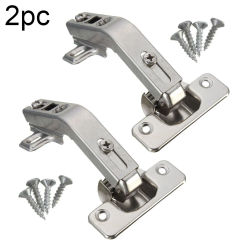 Screws & Hinges Hinges Combination 2pcs Cabinet Door Corner Kitchen Hinges Combination Plate Screws Set Exquisite Practical